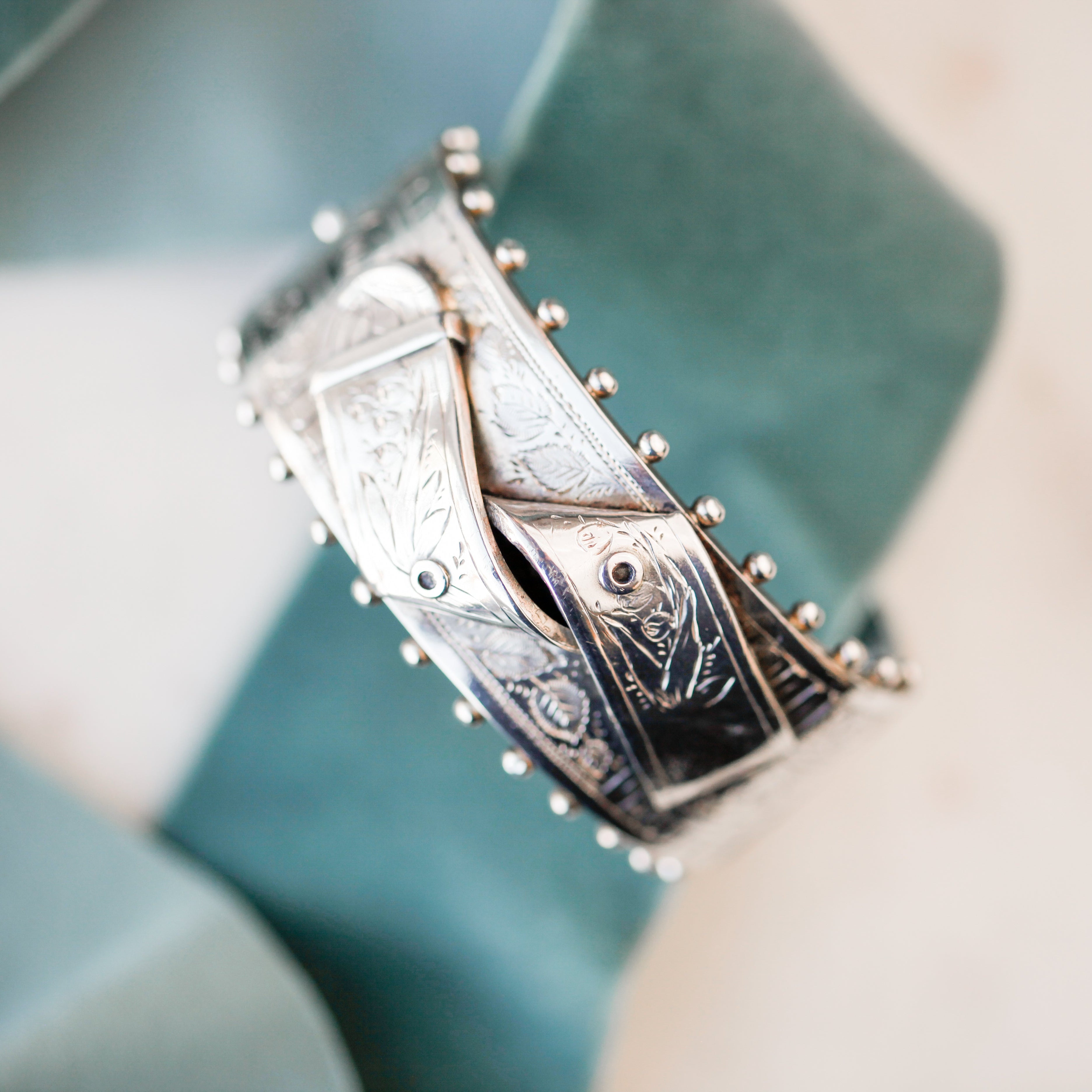 Cera Victorian Buckle Cuff