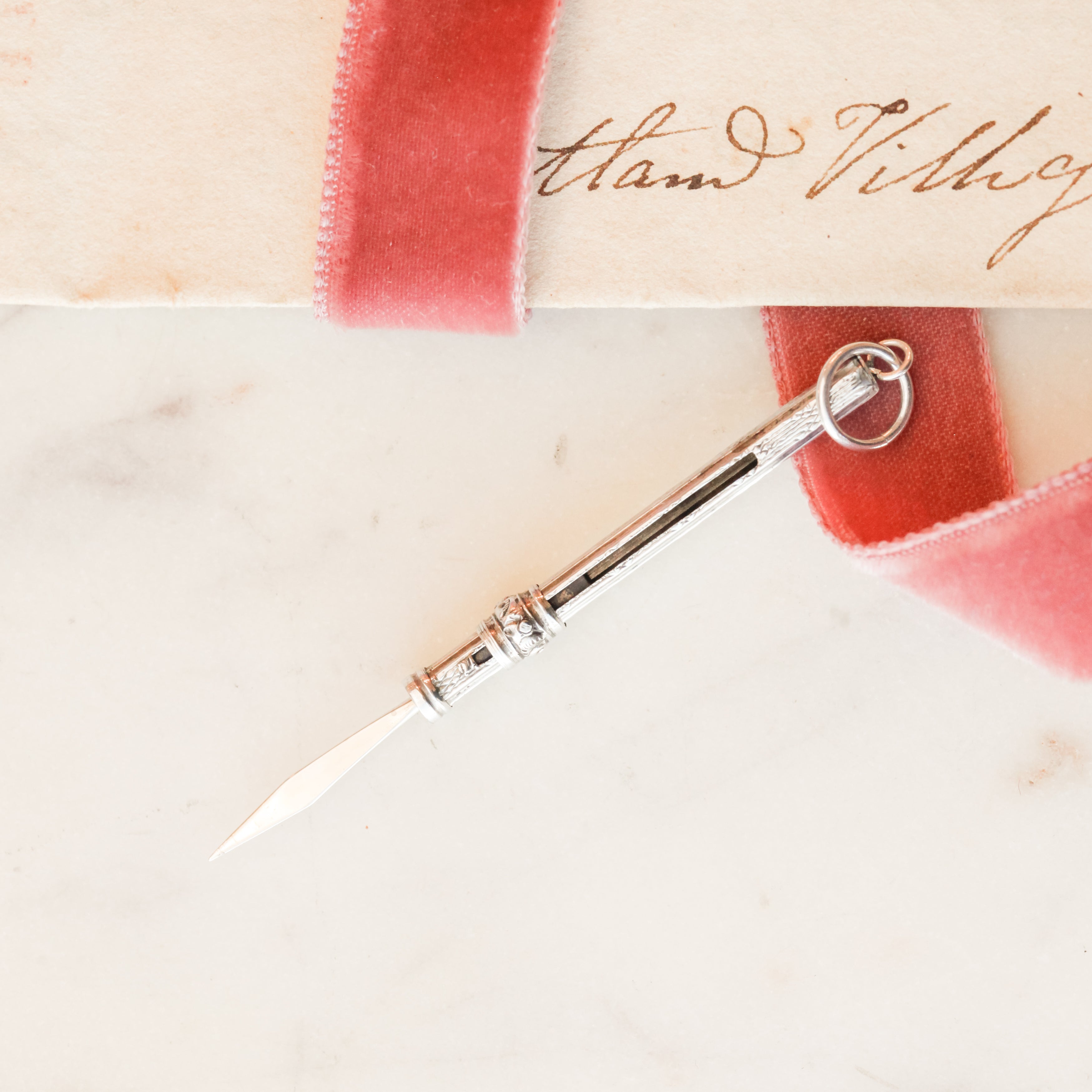 Victorian Silver Toothpick Charm