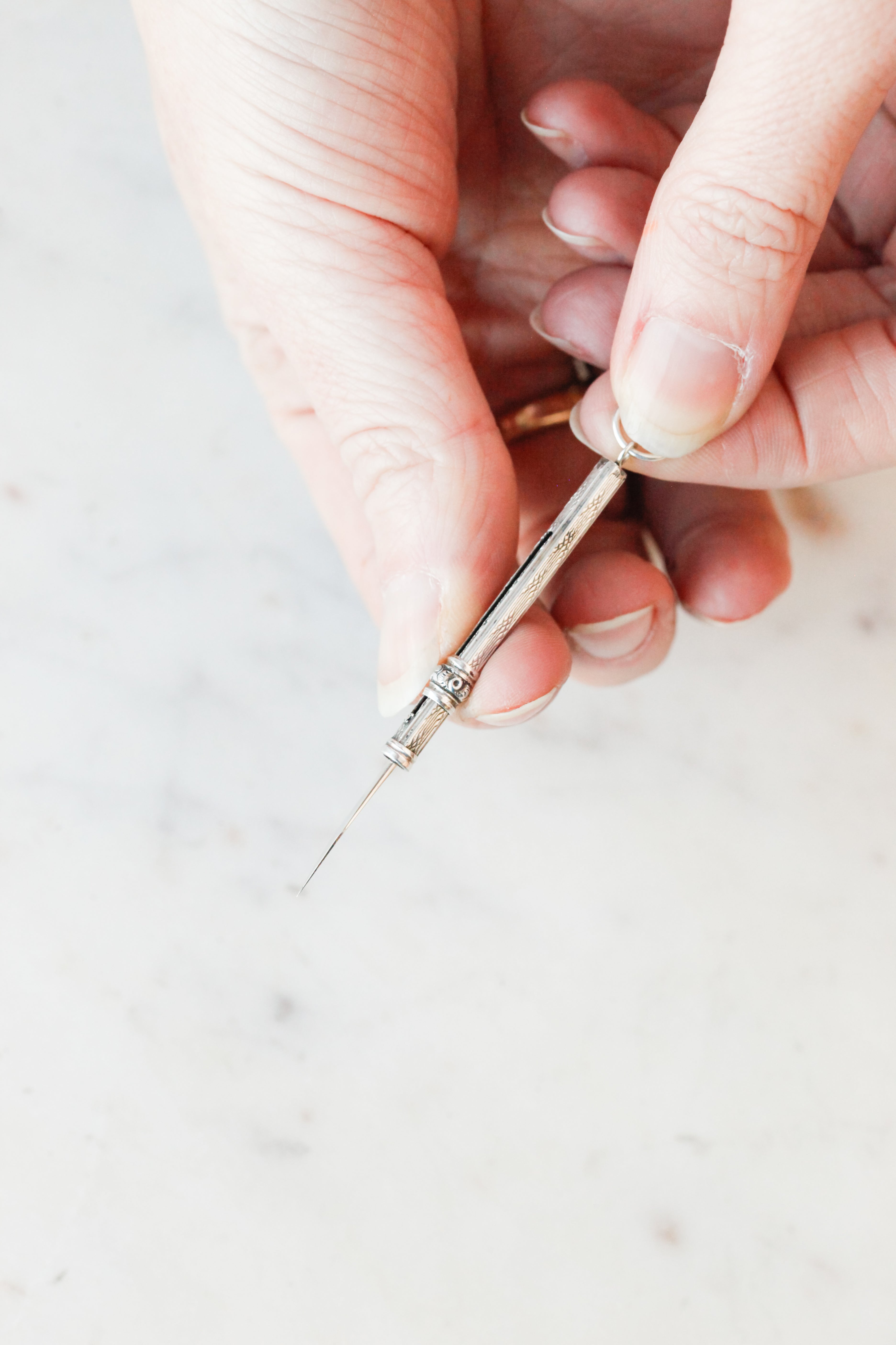 Victorian Silver Toothpick Charm