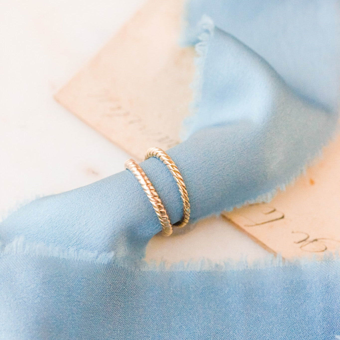 Vintage Solid Twist Rings