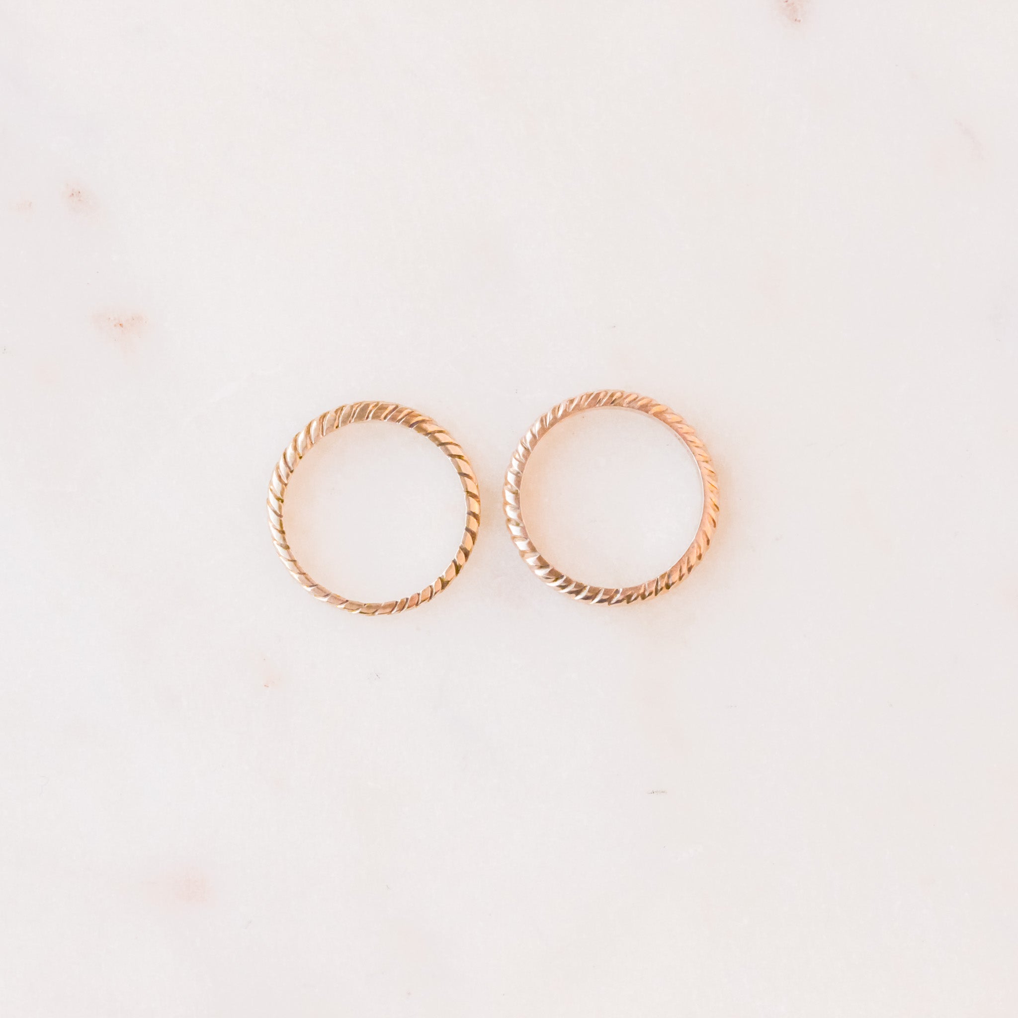 Vintage Solid Twist Rings
