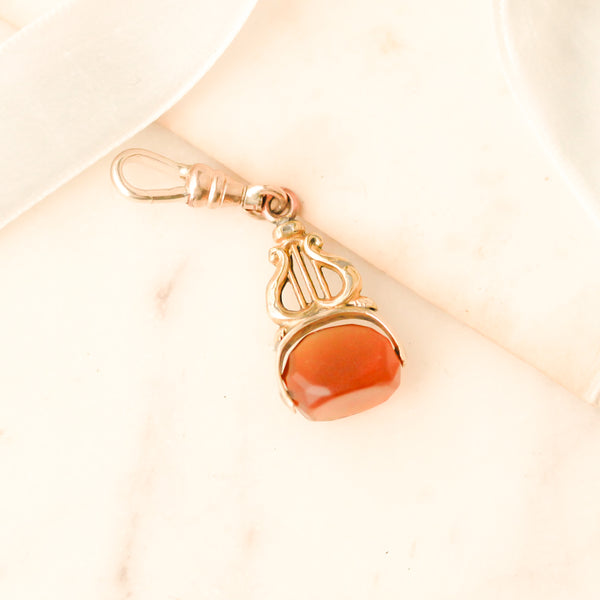 Lyre Spinner Pendant