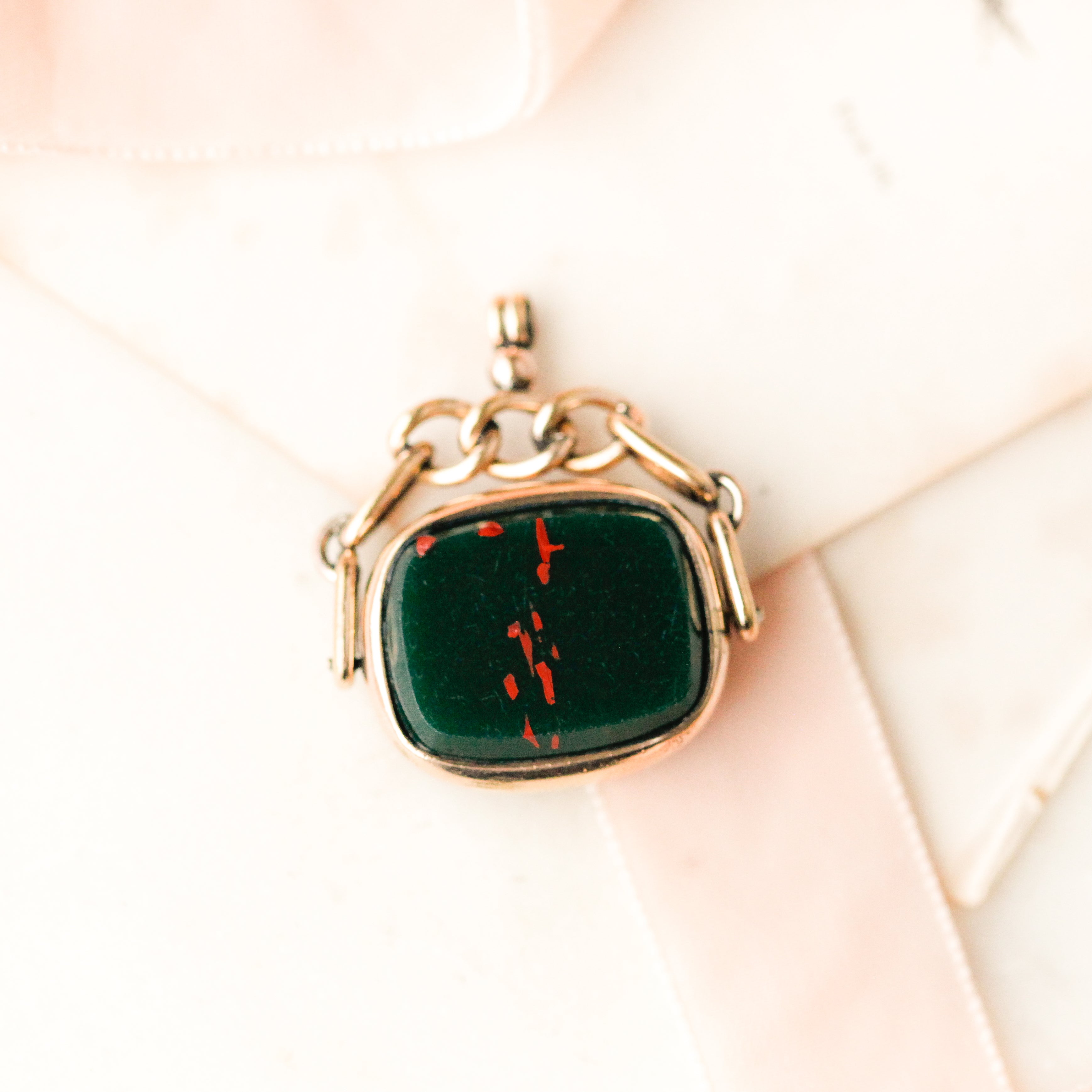 Custom Gilded Victorian Fob