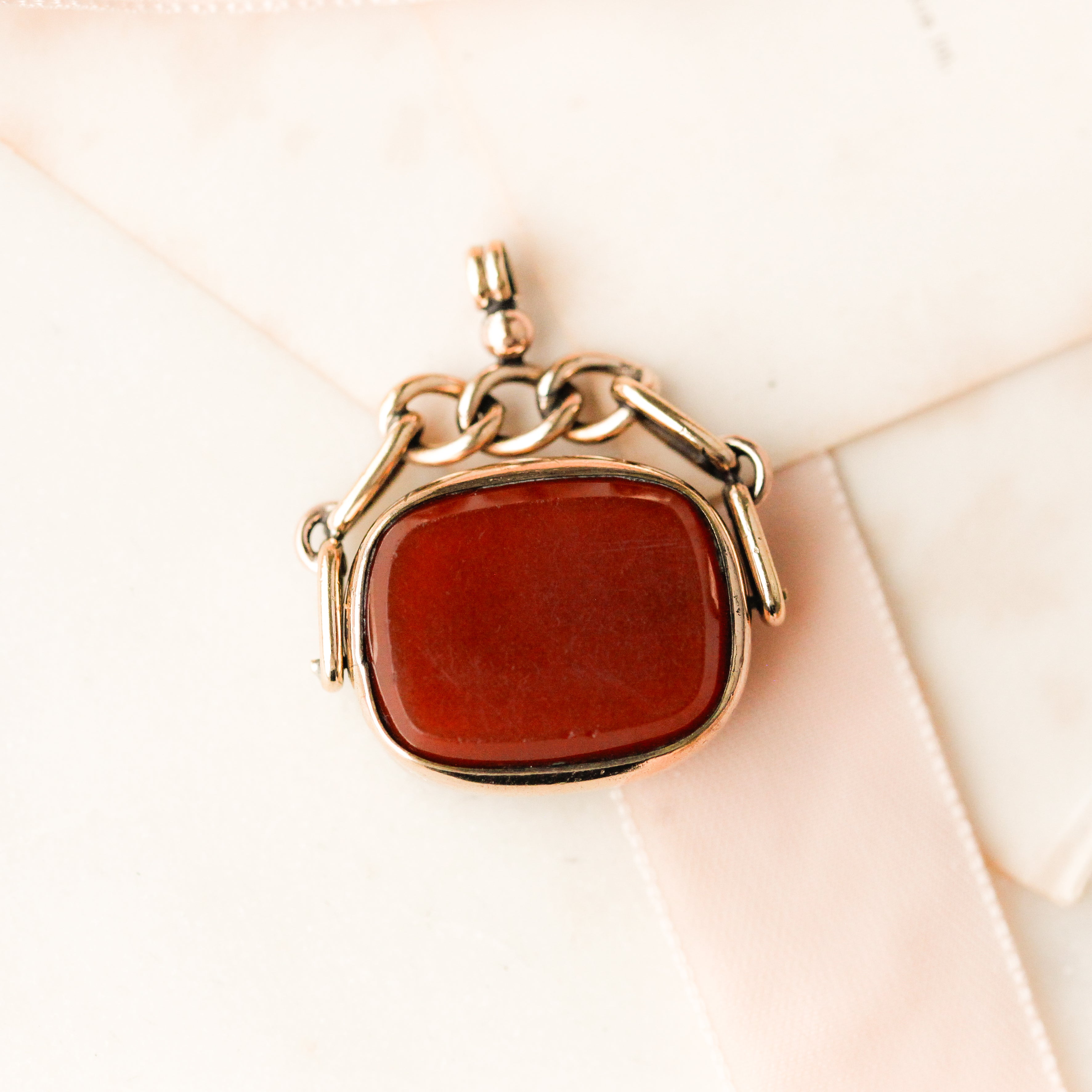 Custom Gilded Victorian Fob
