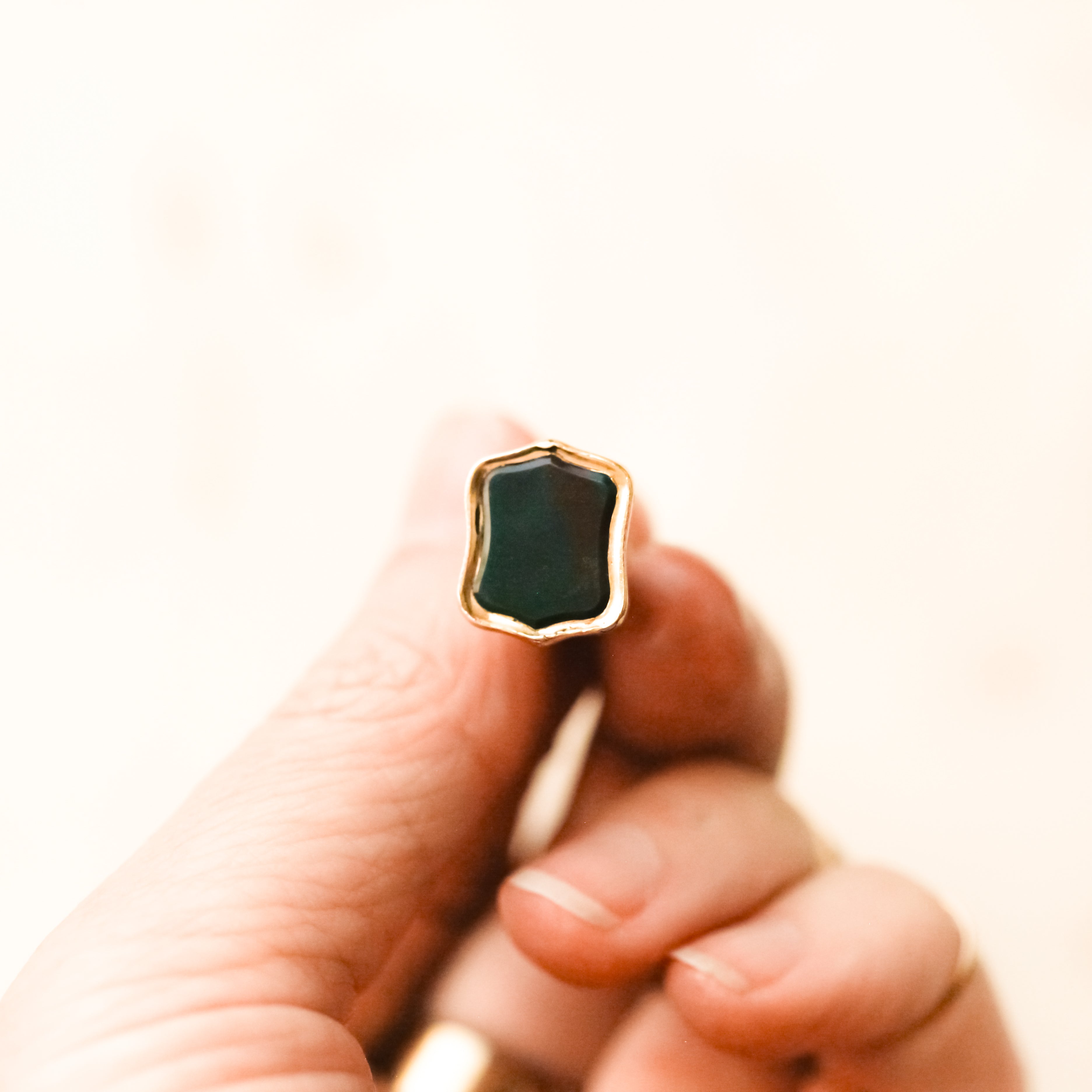 Custom Gilt Bloodstone Fob
