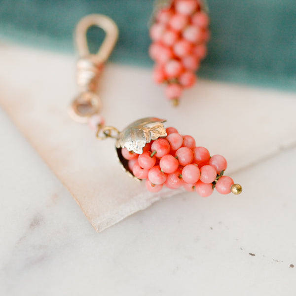 Allorah Coral Grape Charms