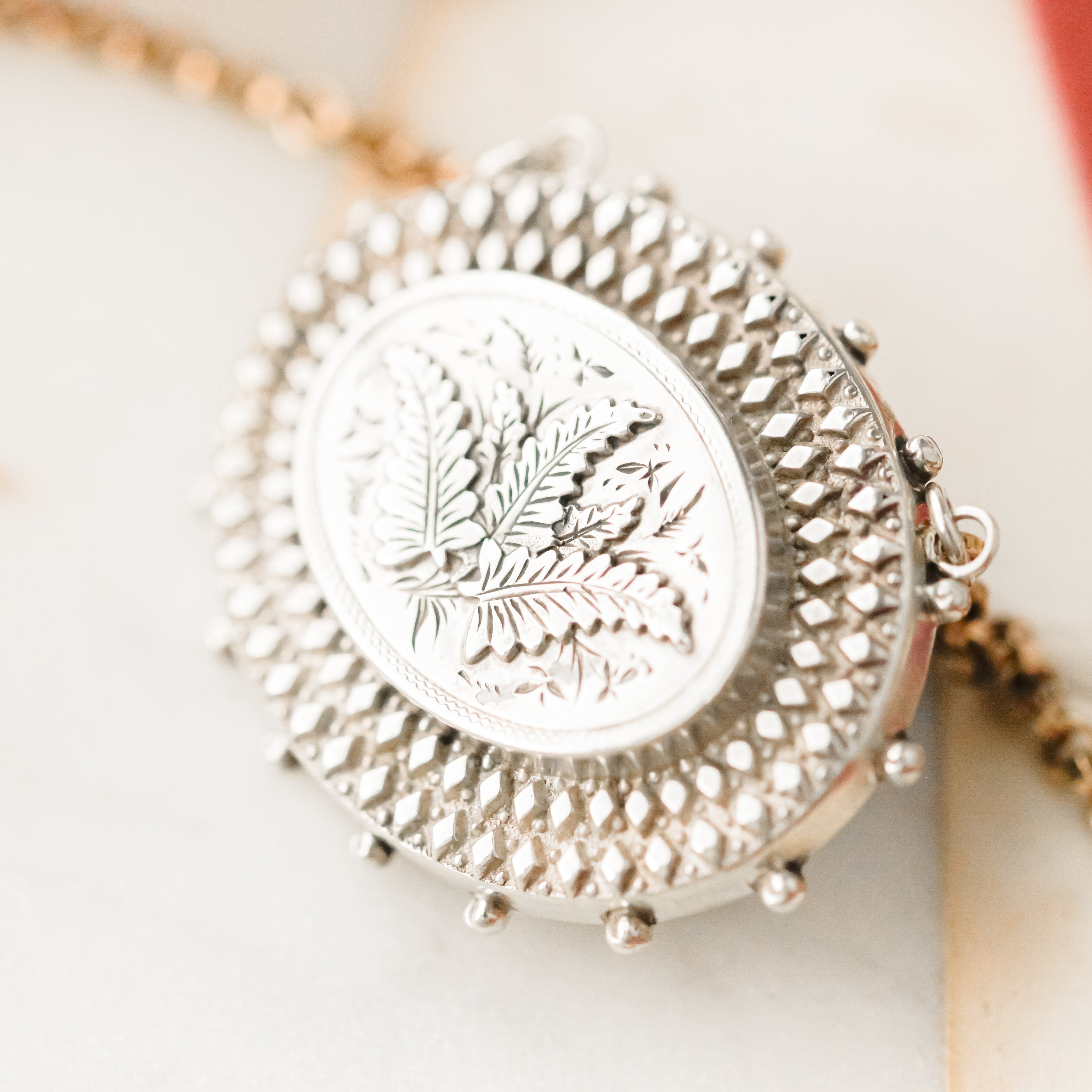 Fern Hidden Locket Pendant