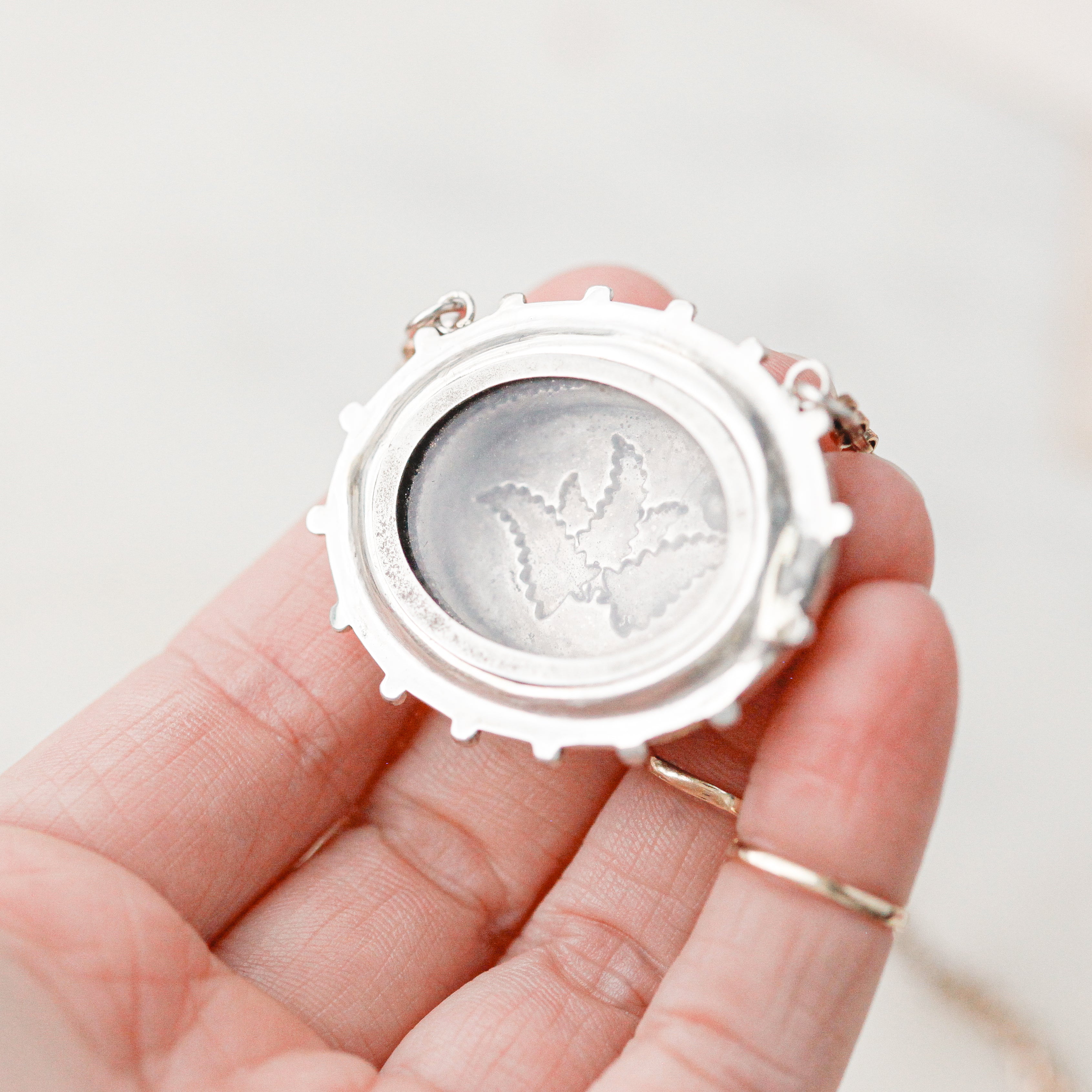 Fern Hidden Locket Pendant