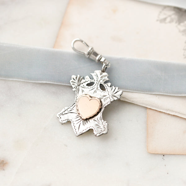 Prudence Silver Heart Pendant