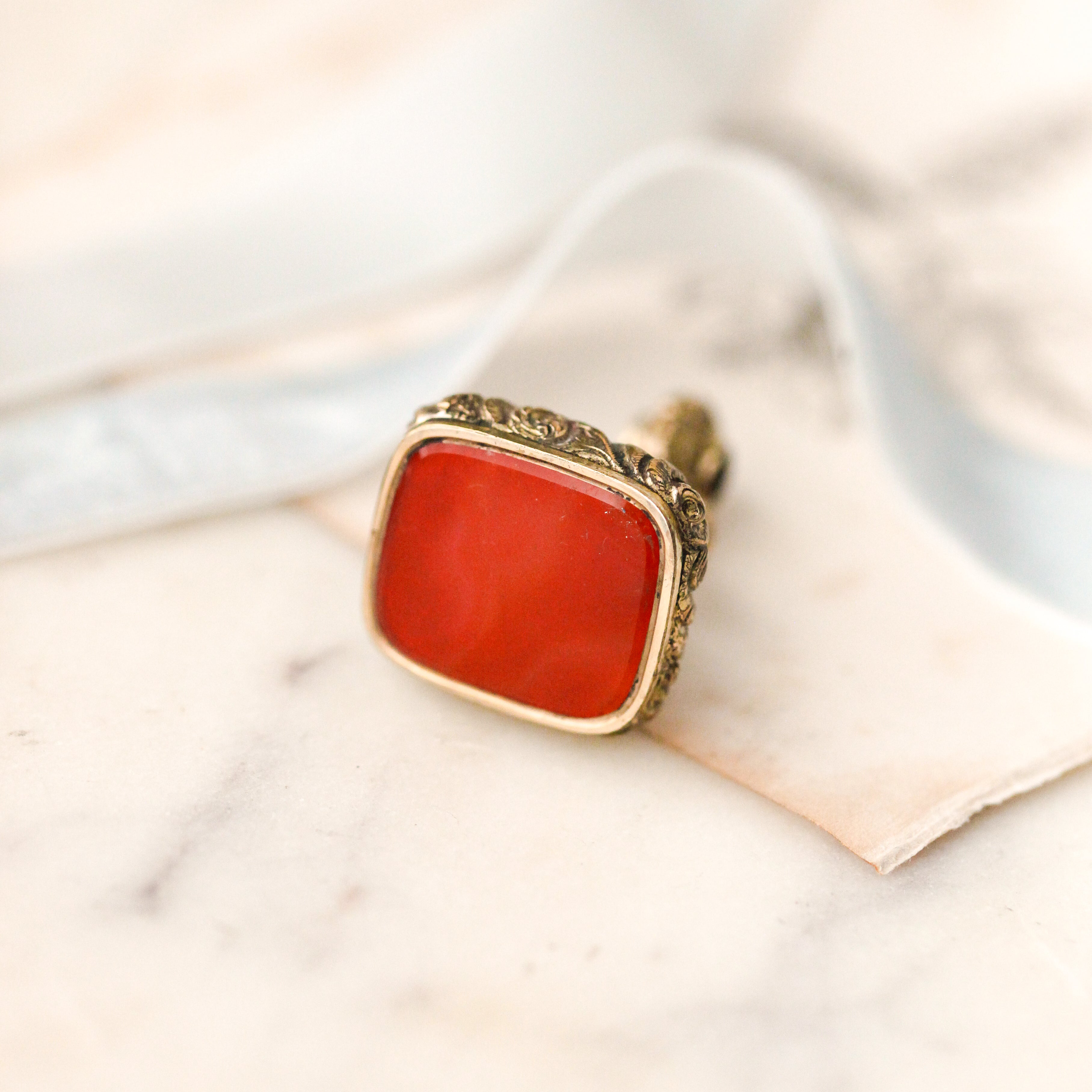 Lucy Carnelian Fob Pendant