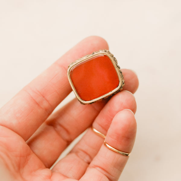 Lucy Carnelian Fob Pendant