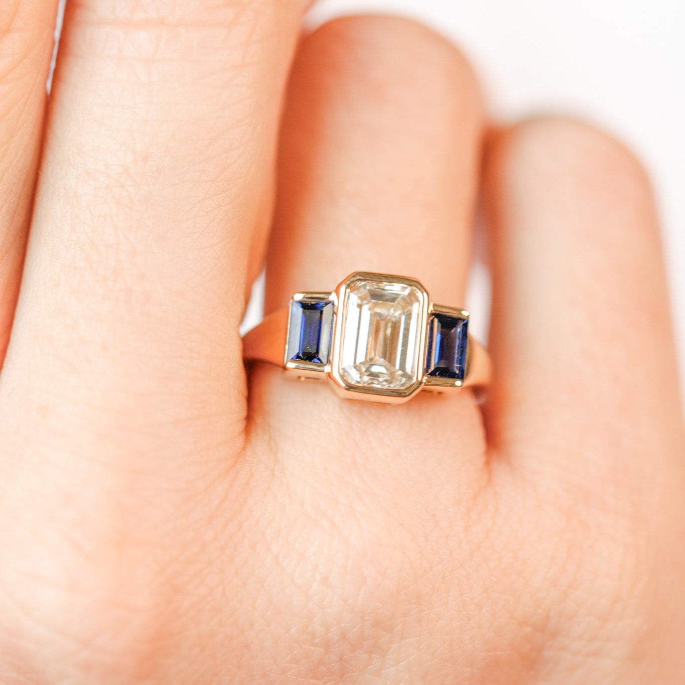 Sapphire Arch Ring