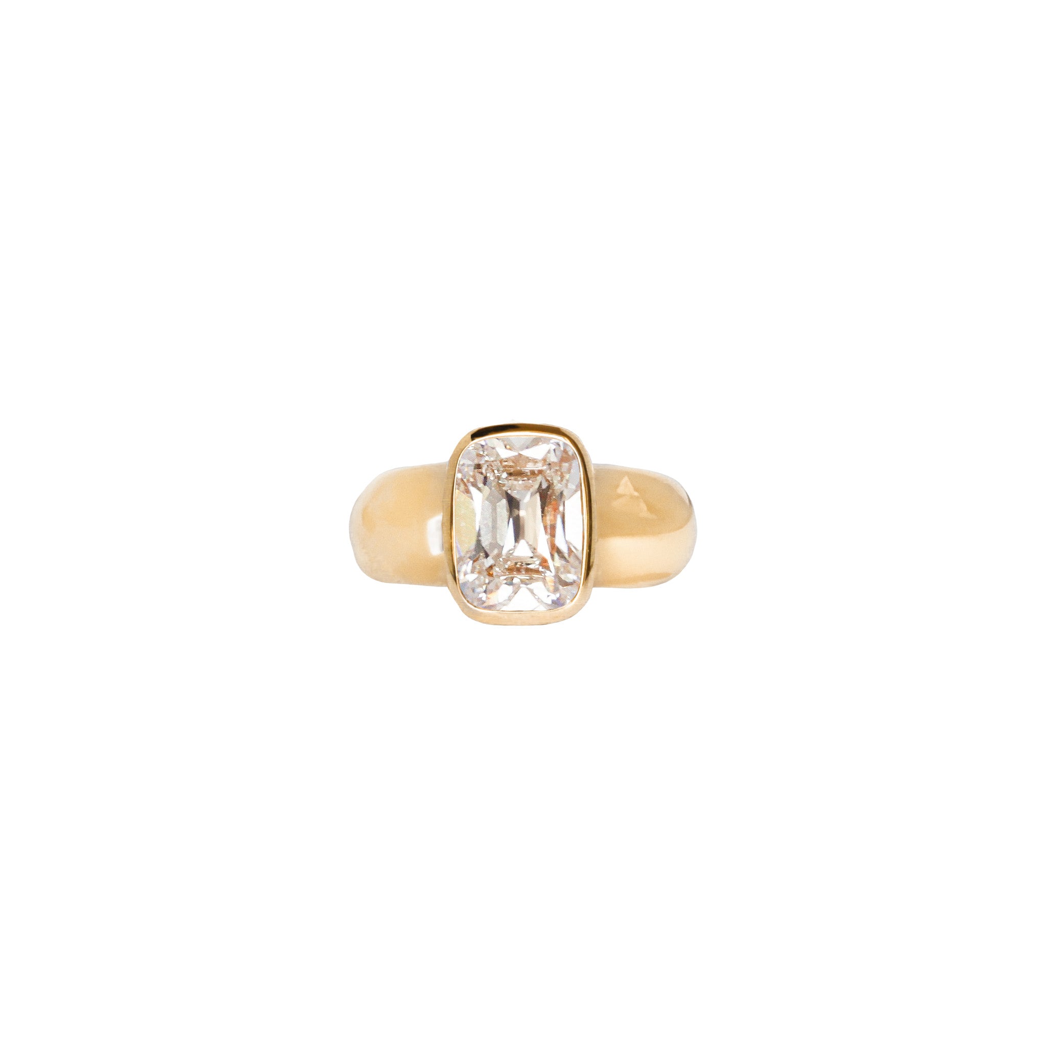 Antique Cushion Cut Diamond in Empire Setting