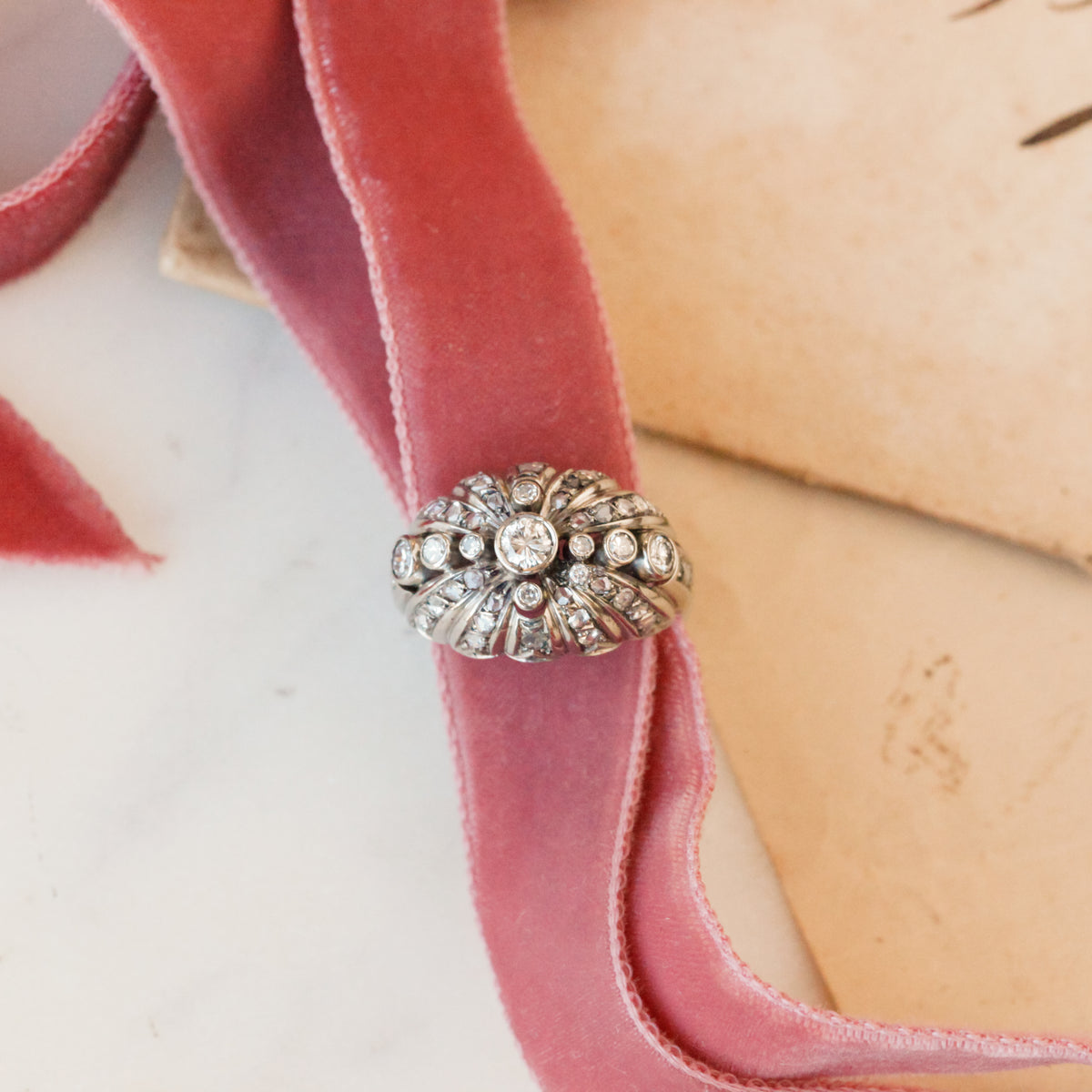 Annette Deco Diamond Ring