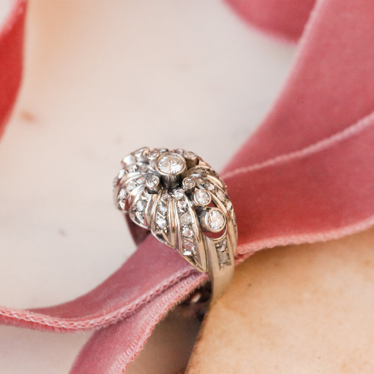 Annette Deco Diamond Ring