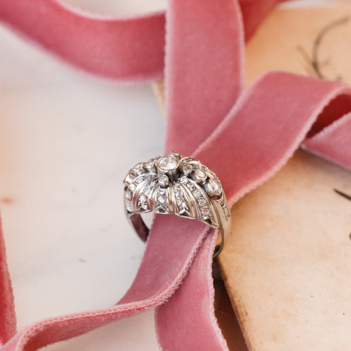 Annette Deco Diamond Ring