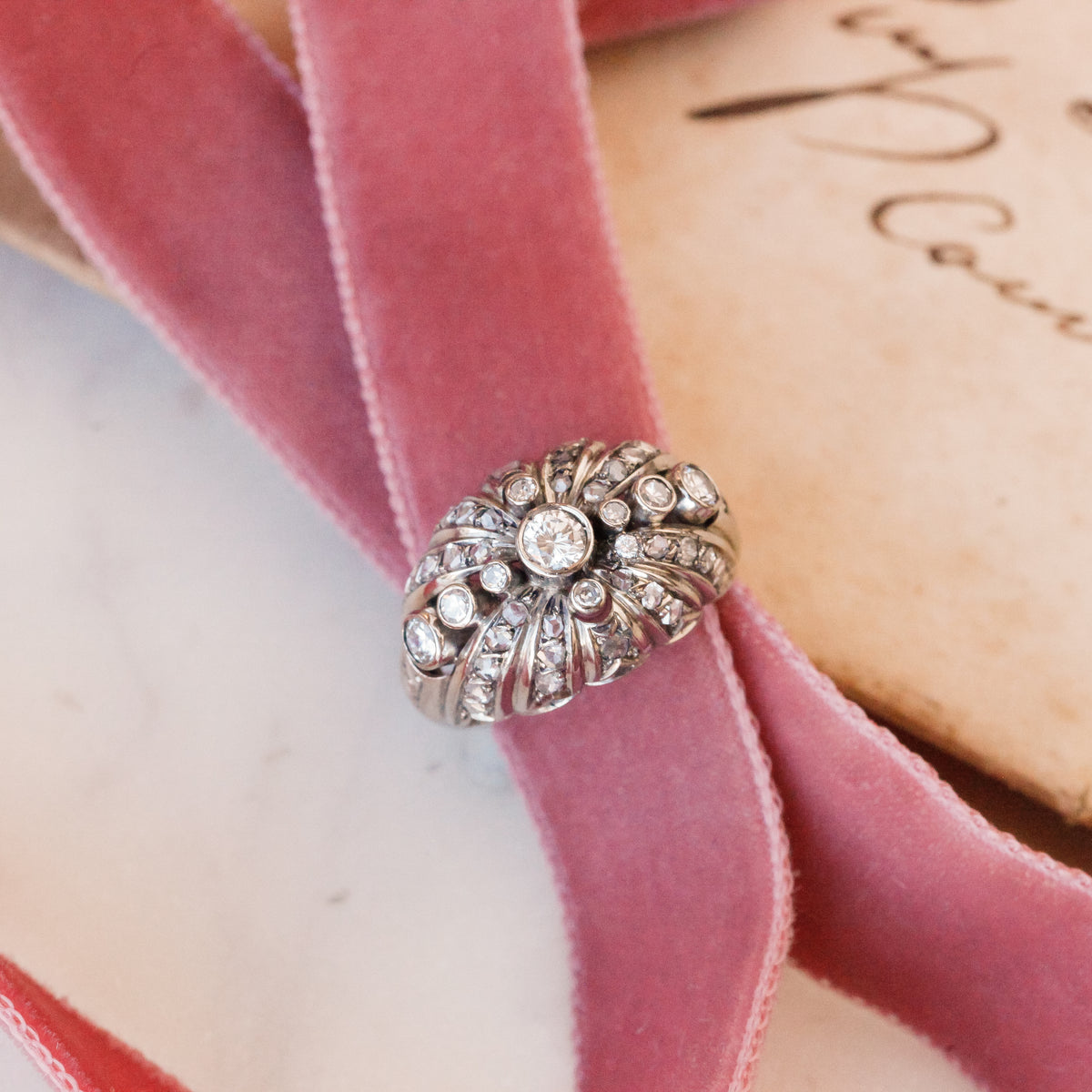 Annette Deco Diamond Ring