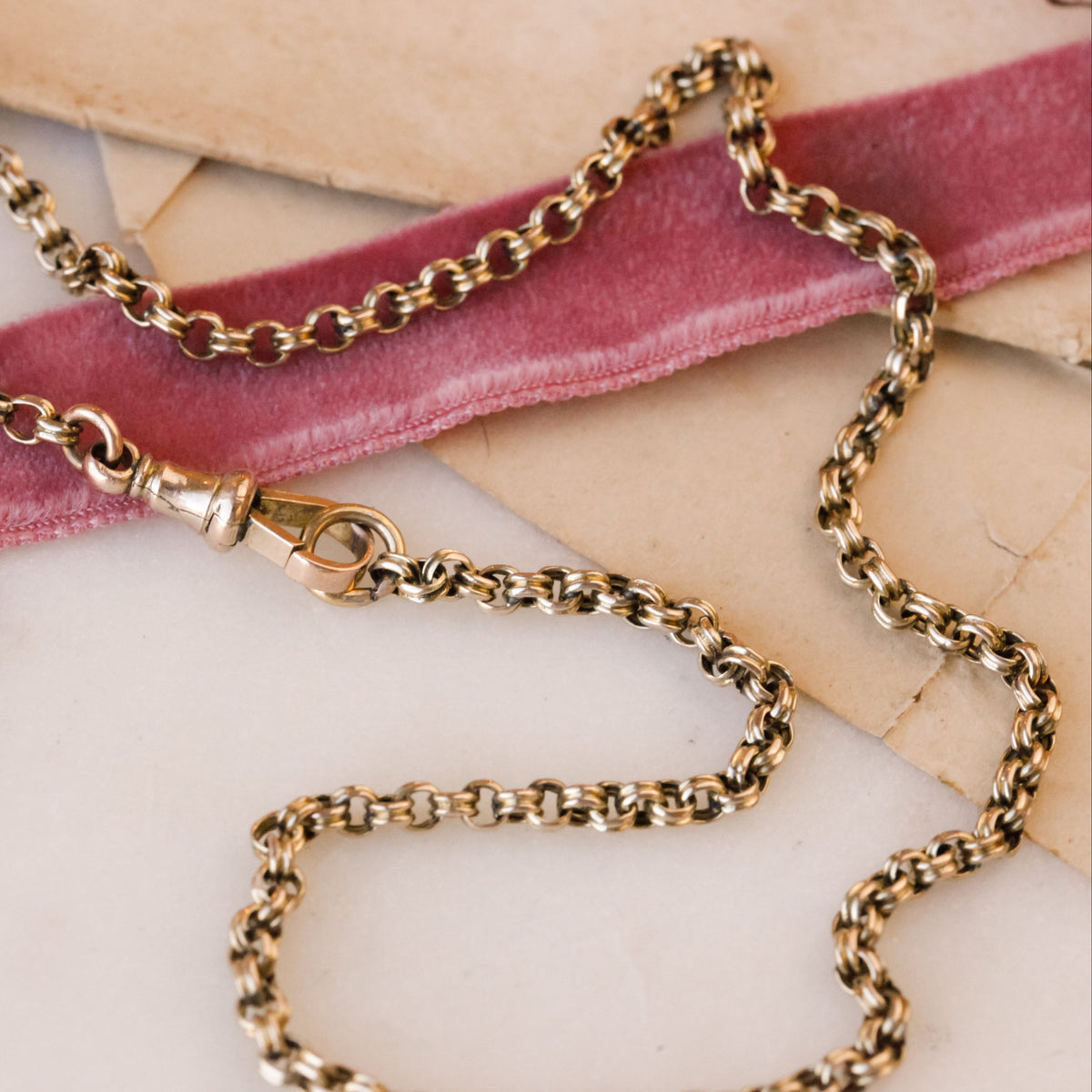 Viki 10k Rolo Chain and Swivel Clasp, 18"