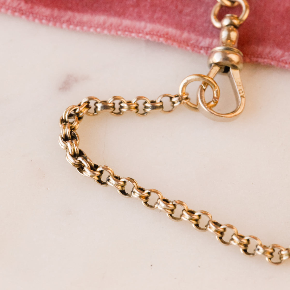 Vella Rolo Chain and Swivel Clasp, 17"