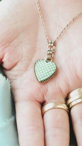 Sophia Turquoise Heart Pendant