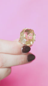 Chloe Citrine Statement Ring