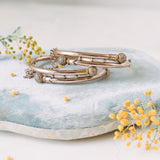 Matching Odis Etruscan Engagement Bracelets