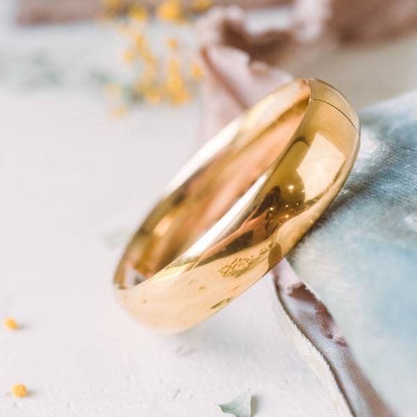 Vintage Lanie Gold Bangle