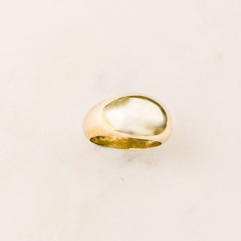 Classic Brass Dome Ring