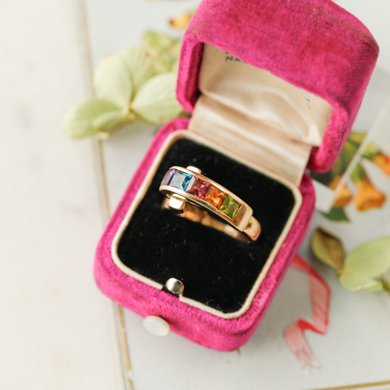 Oz Rainbow Cocktail Ring