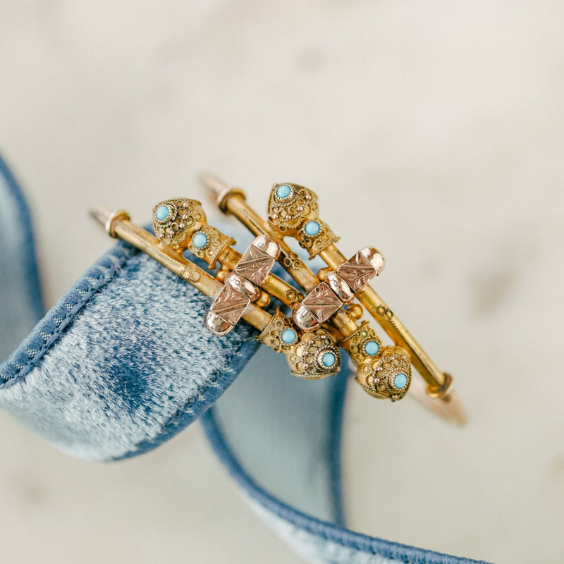 Eloise Turquoise Matching Engagement Bracelets