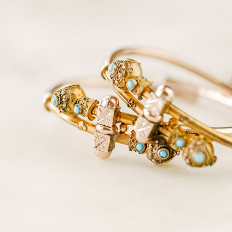Eloise Turquoise Matching Engagement Bracelets