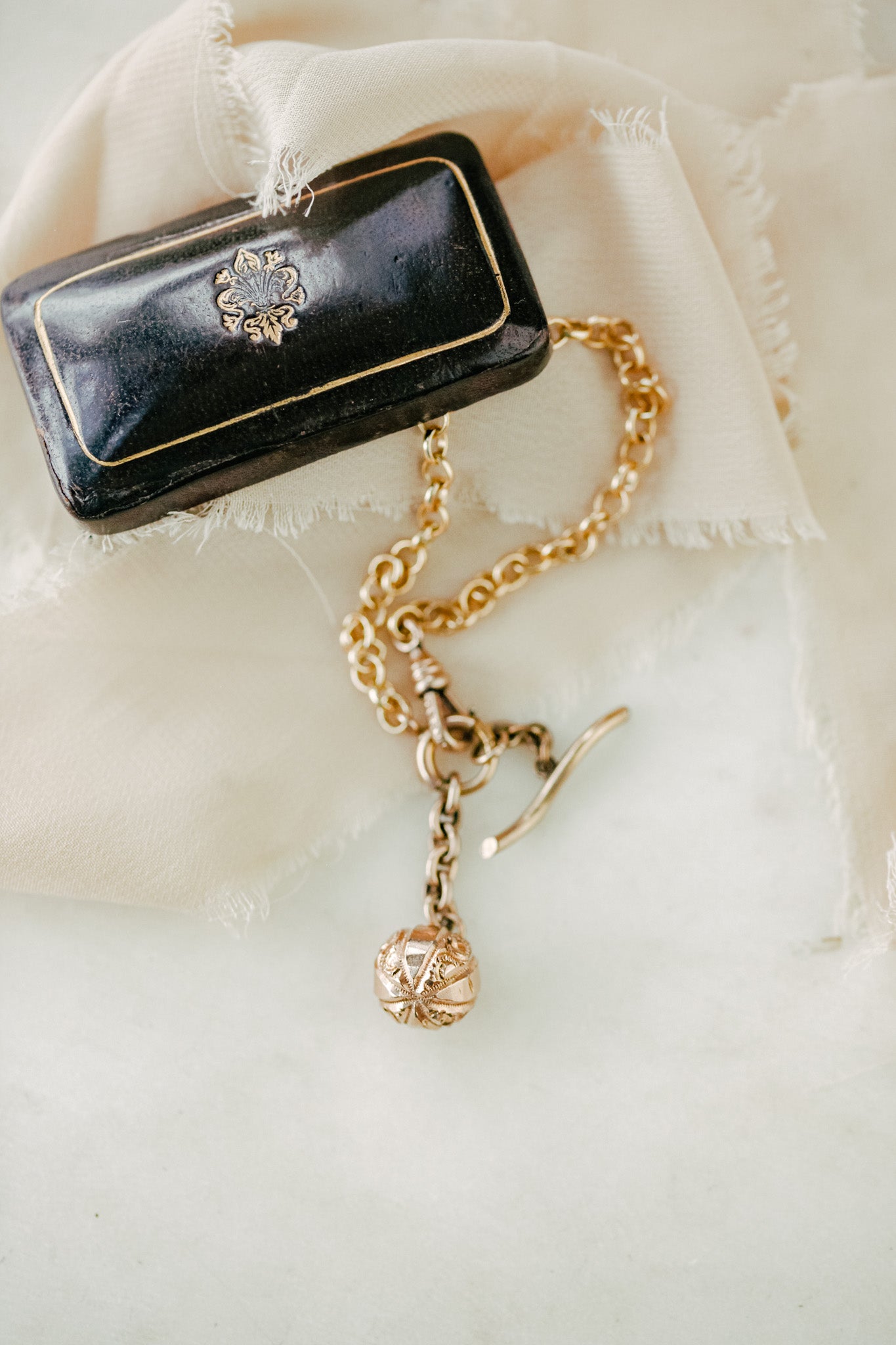 Irene Trellis Toggle Necklace