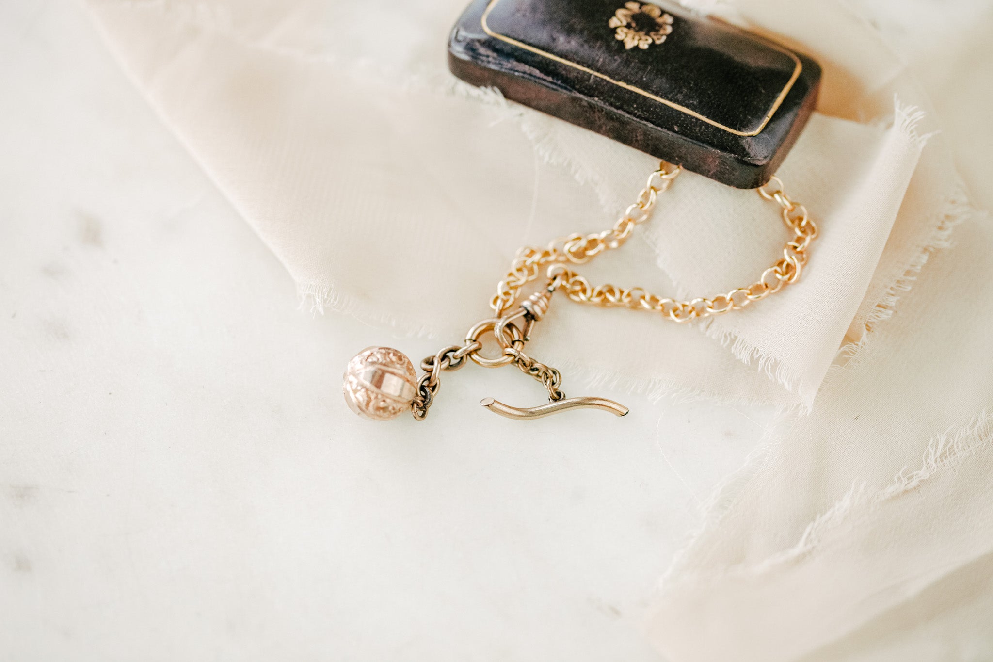 Irene Trellis Toggle Necklace