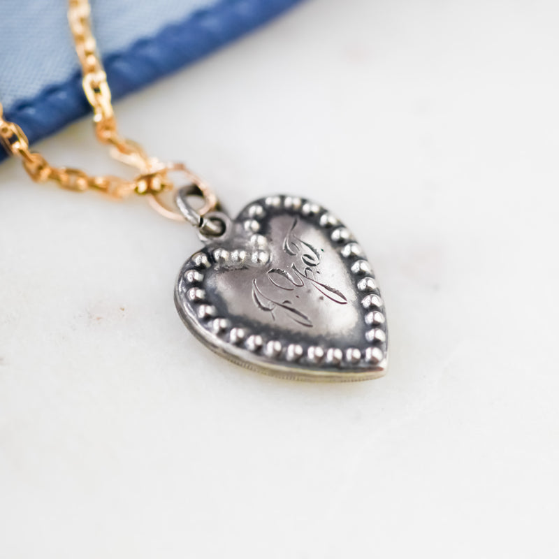 Coley "1900" Sterling Heart Necklace