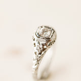 Blaire Old Mine Cut Deco Ring