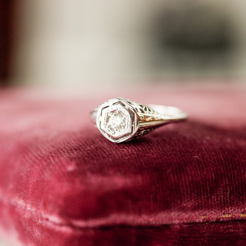 Fiore Diamond Deco Ring