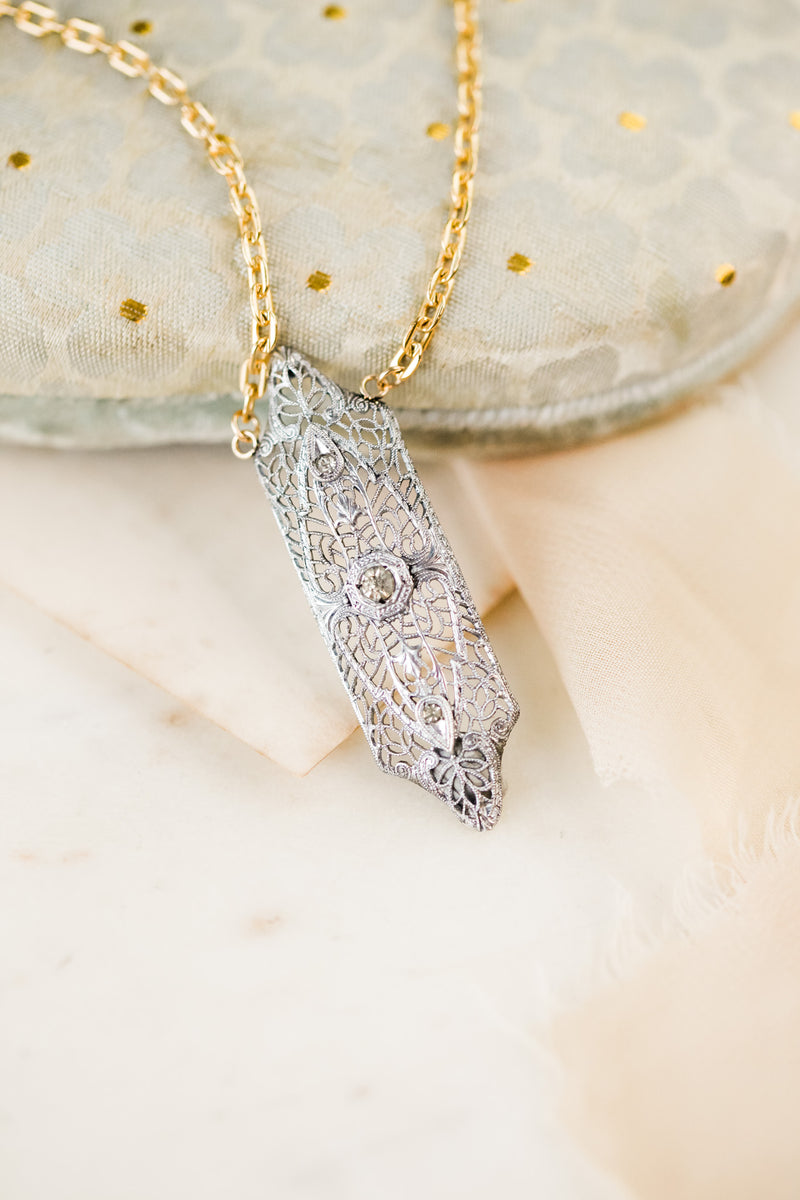 Emma Deco Filigree Pendant