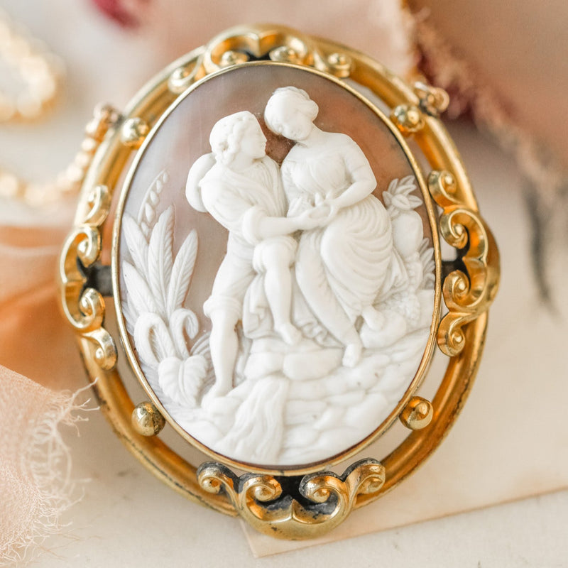 Lover's Cameo Pendant