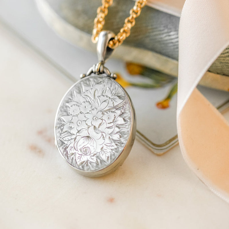 Gold and sales silver locket