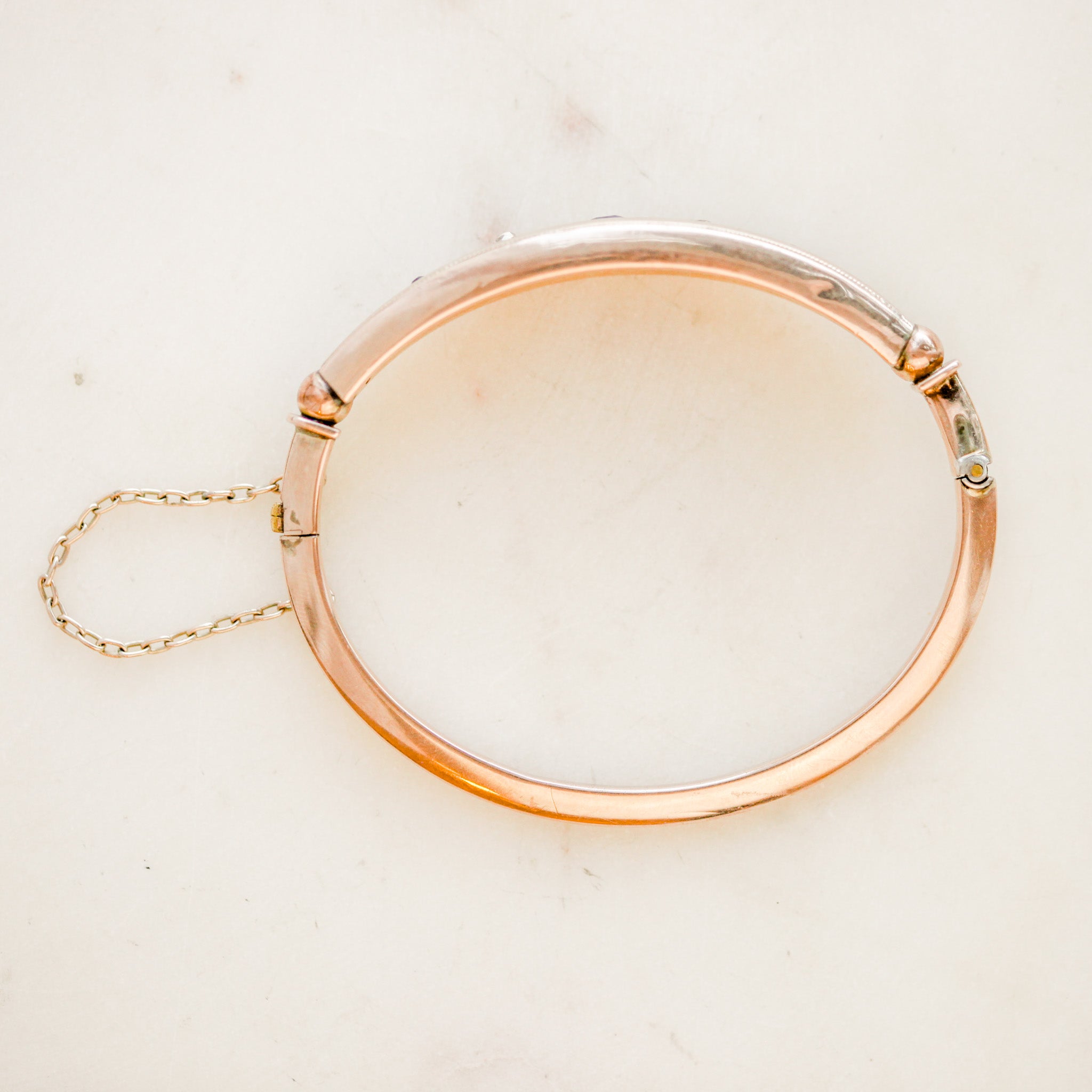 Ermelli Sapphire and Diamond Bangle