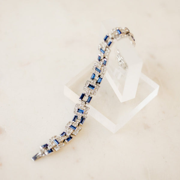 Crystal Rhinestone Link Bracelet
