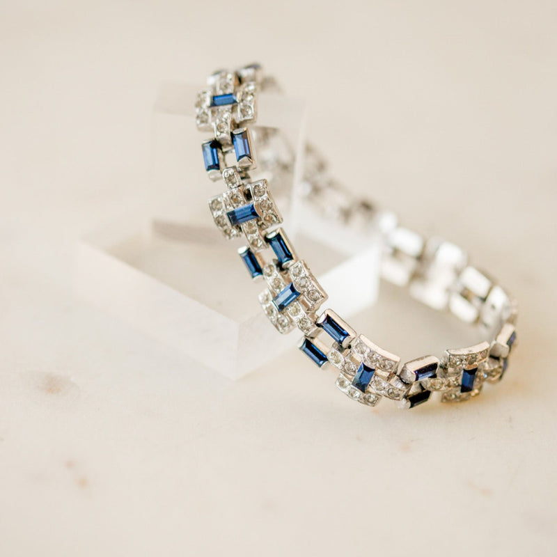 Crystal Rhinestone Link Bracelet