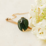 Berta Deco Scarab Necklace