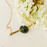 Berta Deco Scarab Necklace